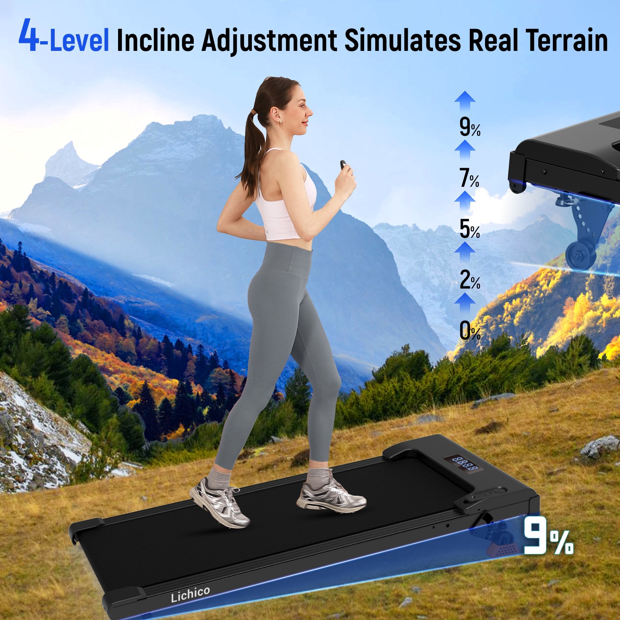 Lichico Adjustable Slope Walkingpad（AUS）